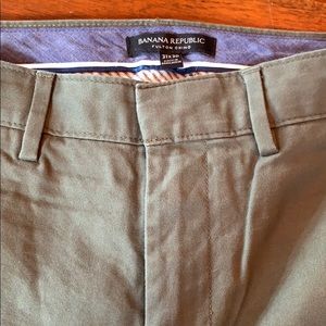 Men’s Banana Republic chinos.